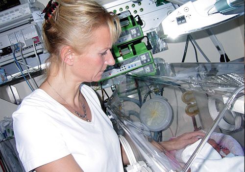Teresa M.J. Catteeuw im Labor